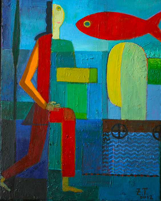 O T 2012 Öl Auf Leinwand 40 X 30 Cm