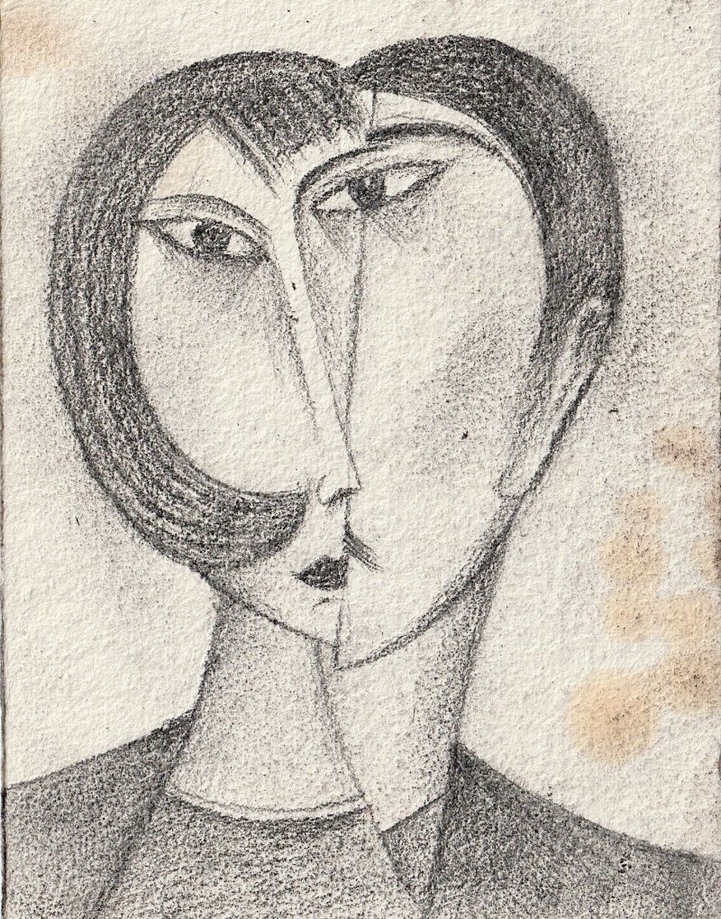 Illustration von Zaza Tuschmalischvili In der Stille des Abends