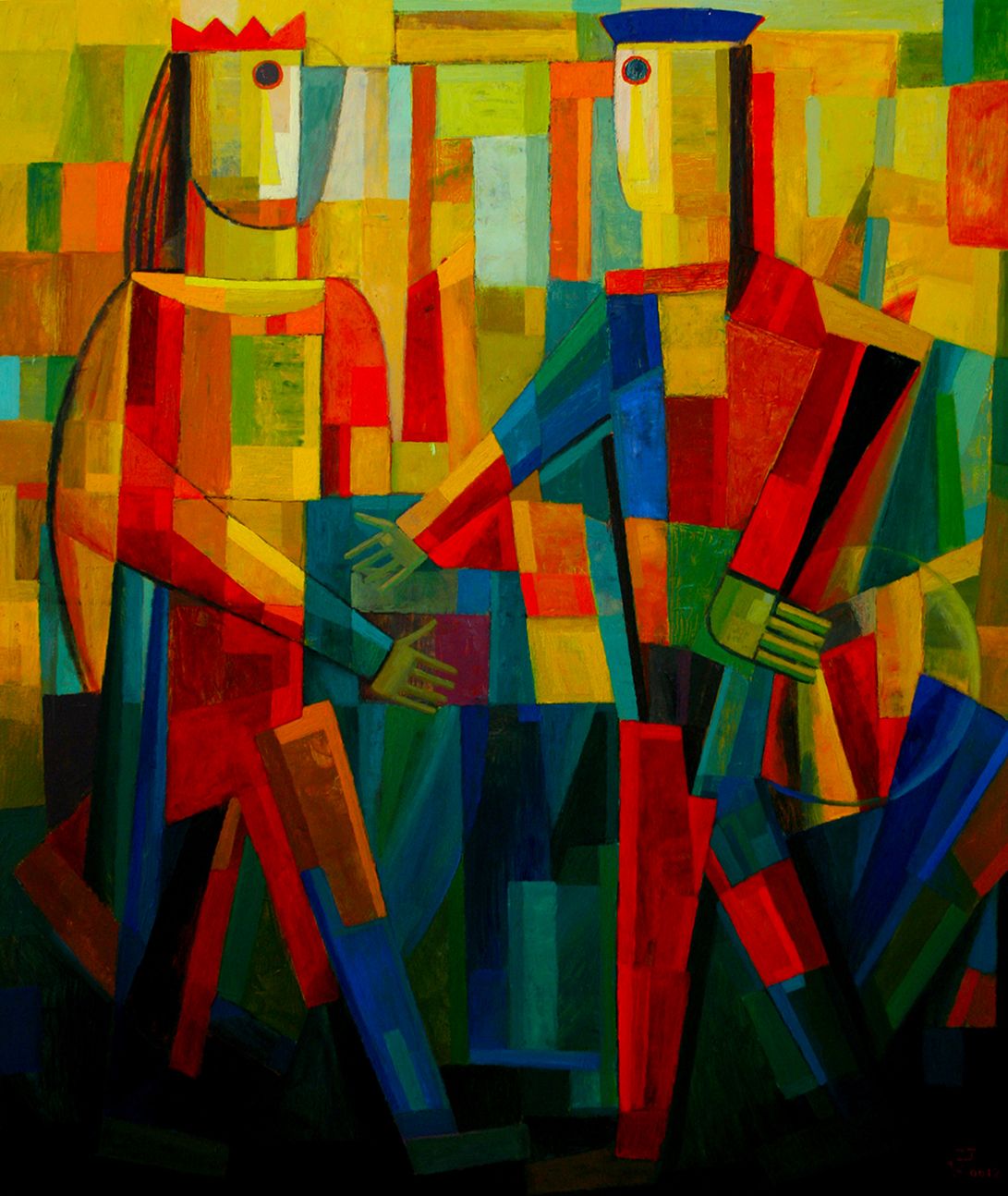 Komposition | Composition | 2012 Öl auf Leinwand 120 X 100cm